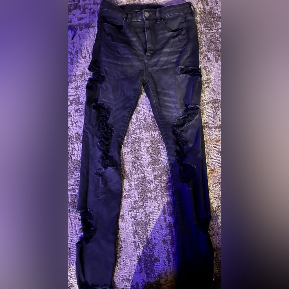Black American eagle jeans